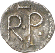 Pepin the Short, 752-768. Denarius, Angers. Depeyrot 40. From auction Künker 205 no. 1394. Estimate: 5,000 euros.