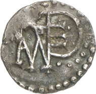 Pepin the Short, 752-768. Denarius, Angers. Depeyrot 40. From auction Künker 205 no. 1394. Estimate: 5,000 euros.