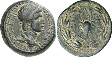 Antiochus IV, 38-72. Bronze. Rev. scorpion. From auction Gorny & Mosch 196 (2011), 2270.