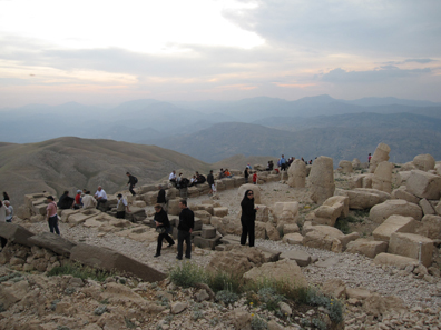 Everyone is waiting for the sunset. Photograph: KW.