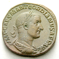 223: Gordianus I. Sestertius. Starting price: 2.500 CHF. Hammer price: 5.750 CHF.