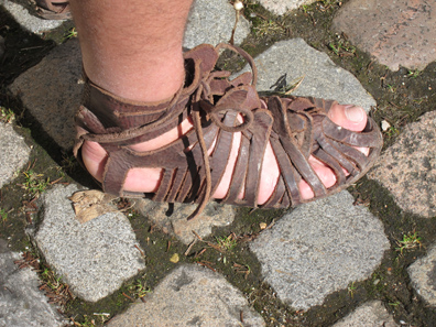 Legionary sandals. Photo: UK.
