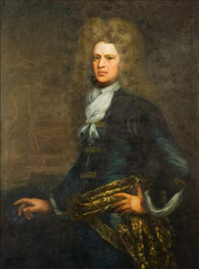Portrait of Admiral Sir John Balchin, commander of HMS Victory during her final tragic voyage in October 1744. Source: Odyssey Marine Exploration, Inc.
