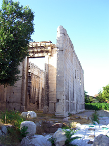 The Temple of Augustus. Photograph: UK.