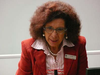 Maria Caccamo-Caltabiano will be hosting the next Numismatic Congress at Taormina. Photograph: Hermann Twiehaus.