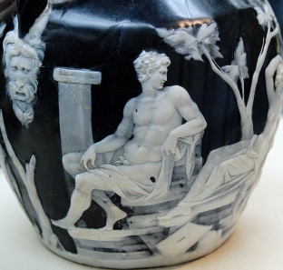 Detail of the Portland Vase. Photograph: Wikipedia (Jastrow).