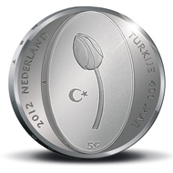 The Netherlands / 5 Euro / .925 Silver / Proof / 33 mm / 15.5 g / Mintage: 12,500 (including coloured variations).
