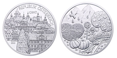 Austria / 10 Euro / .925 Silver / 32.00 mm / 17.30 g / Design: Thomas Pesendorfer / Contest winner: Viktoria Reicht / Mintage: 30,000 (Proof), 40,000 (Special Uncirculated).