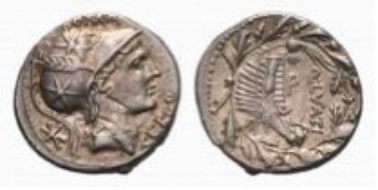 Roman Republic, Q. Lutatius Cerco, denarius (3.97 g).