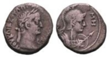 Roman provinces, Egypt, Galba, billon-tetradrachm (12.38 g).