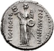 Q. Caecilius Metellus Pius Scipio (47-46 BC). AR denarius (20mm, 3.83 gm, 9h). Crawford 460/4. Toned. Extremely Fine. Estimate: $4,500-5,500. Realized $27,600.