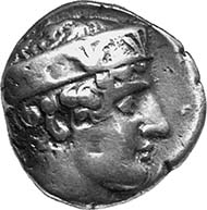 OLYMPIA (Elis). Stater, 420-384 BC. Head of Hera r., wearing tall stephanos showing palmettes and tendrils. 12,08 g. Seltman 81, 280 (same die).