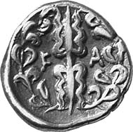 OLYMPIA (Elis). Stater, 420-384 BC. Head of Hera r., wearing tall stephanos showing palmettes and tendrils. 12,08 g. Seltman 81, 280 (same die).