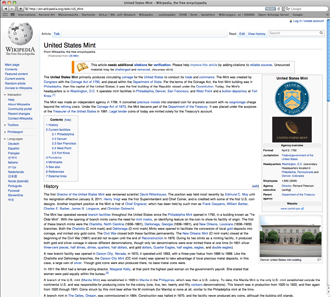 http://en.wikipedia.org/wiki/US_Mint
