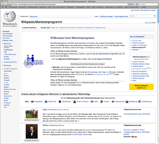 http://de.wikipedia.org/wiki/Wikipedia:Mentorenprogramm