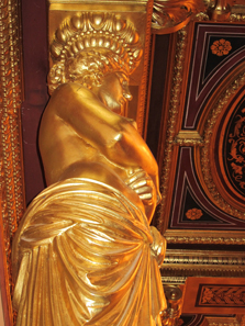 Caryatide in the Golden Chamber.