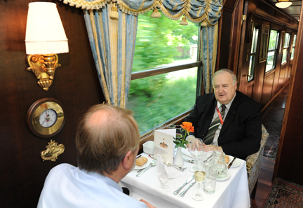 The journey to Salzburg upon the Majestic Imperator.