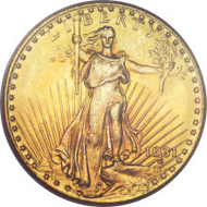 5394: 1931 $20 MS66 PCGS Secure. Ex: Duckor/Eliasberg. Realized: $120,750.