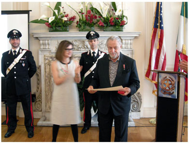 IADAA Member Jerome M. Eisenberg Honored by the President of Italy.
