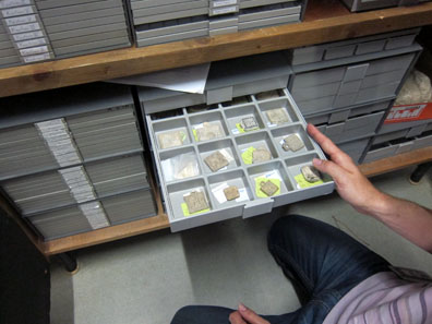The weights compiled by David Hendin in order to write his book 'Ancient Scale Weights and pre-coinage currency of the Near East'. Photo: UK.