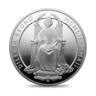 Great Britain / 10 GBP / 5oz .999 silver / 156.295 g / 65 mm / Design: Ian Rank-Broadley / Mintage: 1,952.