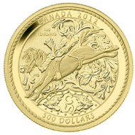 5oz Gold coin.