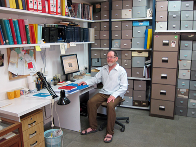Donald T. Ariel in his office. Photo: UK.