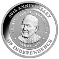 1 Tala silver proof collectible coin.