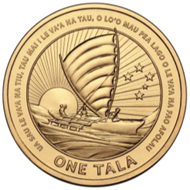 1 Tala uncirculated collectible coin.