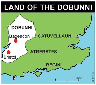 Dobunnic coins were initially inspired by those of the Regini and Atrebates. Bodvoc's coins break with tradition and display a Catuvellaunian influence. Image: Chris Rudd.