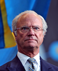 Carl XVI Gustaf, King of Sweden, on Sweden's National Day June 6 2009 at Skansen in Stockholm. Source: Bengt Nyman / Wikimedia Commons.