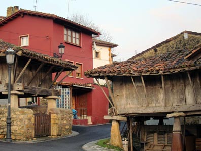 The Characteristic Granaries of Asturias. Photo: KW.