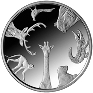 Latvia / 1 lats / .925 silver / 27.00 g / 35.00 mm / Design: Ivars Mailitis (graphic design); Ligita Franckevica and Ivars Mailitis (plaster model) / Mintage: 5,000.