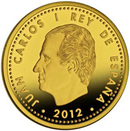 Spain / 200 Euro (4 escudos) / 999 gold / 13.5 g / 30 mm / Mintage: 4,000.