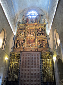 The Cathedral's Former High Altar, Now in Transept. Photo: KW.