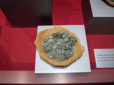 Small Coin Hoard of Bronzes from the 4th and 5th Centuries AD. Photo: KW.