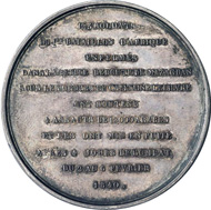 1840 medal by Montagny of the defense of the Mazagran fortress, at which 123 French soldiers from the Berry region battled