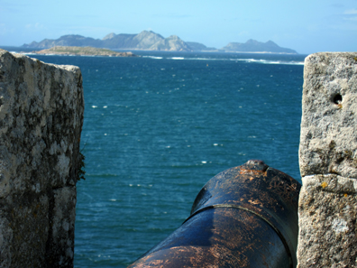 A view over the canons. Photo: KW.