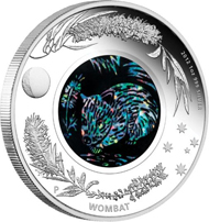 Australia / 1 AUD / 1oz 999 silver with opal inserted / 31.135 g / 36.60 mm / Design: Aleysha Howarth /Mintage: 8,000.