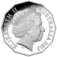The Australian Ballet Coin in silver.