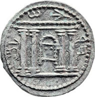 20130: Bar Kokhba Revolt (132-135 AD). AR sela (25mm, 14.79 gm, 12h). First year (132/133 AD). Estimate: $50,000. Realized: $59,750.