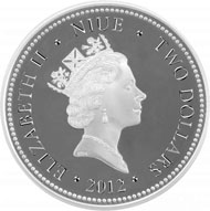 Niue / 2 NZD / 999 silver coloured / 40.7 mm / Mintage: 5,000.