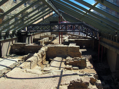 There are Roman remains all over Astorga. Photo: KW.