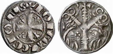 Fernando III, King of Castille and Leon 1230-1252. Dinero, Leon. From Künker auction 137 (2008), 3424.
