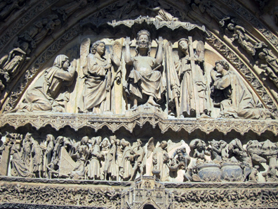 Main portal of the cathedral with the Last Judgement. Photo: KW.