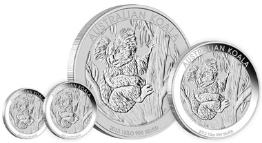 Australia / 999 silver / Mintage: Unlimited / Denominations: 0.5 AUD / 1/2oz / 15.591 g / 36.60 mm // 1 AUD / 1oz / 31.135 g / 40.60 mm // 10 AUD / 10oz / 311.347 g / 75.60 mm // 30 AUD / 1 kilo / 1,001.002 g / 100.60 mm.