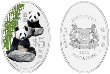 Singapore / 5 SGD / silver 999 / 31.10 g / 45.00 x 31.00 mm / Mintage: 10,000.