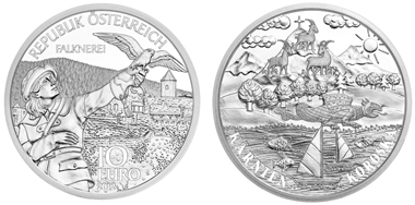 The new coin featuring the province of Carinthia.