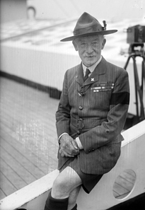 Robert Baden-Powell, the founder of the Scouting Movement.