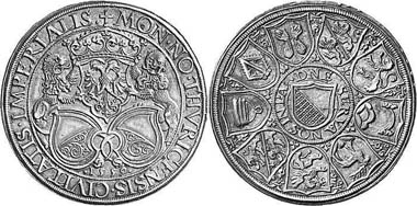 Zurich. Thaler 1559 of Jakob Stampfer. From Leu Numismatik AG Auction 85 (2002), 555.